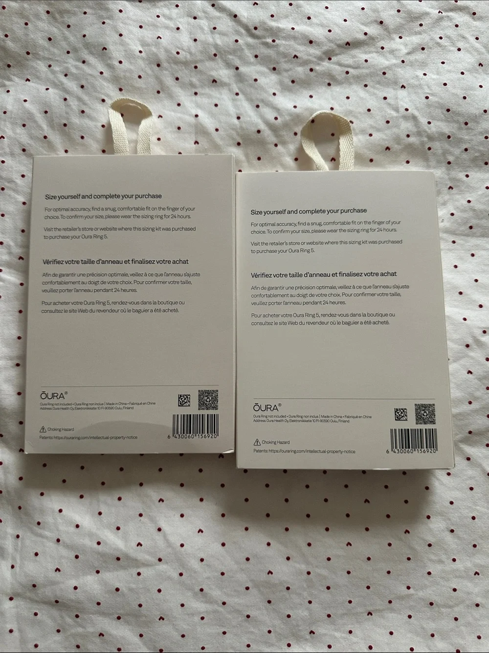 Oura ring 5 sizing kit